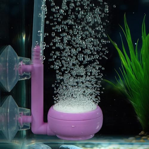 Aquarium Air Stone Disc, Tiny Fish Air Stone Ultra-High Dissolved Bubbler Airstone Bucket Diffuser Makes Super Tiny for Aquarium Fish and Small - color: White, size: round