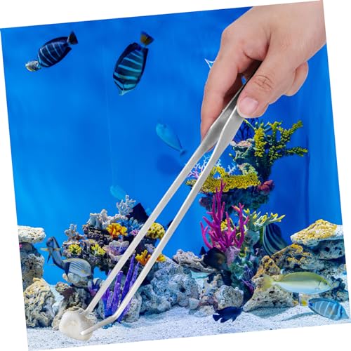 HANABASS 1set Aquascaping Tools Tweezers Scissors and Scraper for Aquarium Plant Maintenance and Fish Tank Cleaning