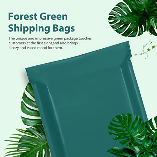 Fuxury 300 Pcs Large Poly Mailers 24x24 Inch, Bulk Shipping Bags for Clothing, Strong Adhesive Shipping Envelopes for Small Business Suppliers,Waterproof Mailers Poly Bags Mailing Envelopes, Green - color: Forest Green, size: 24x24" 300pcs