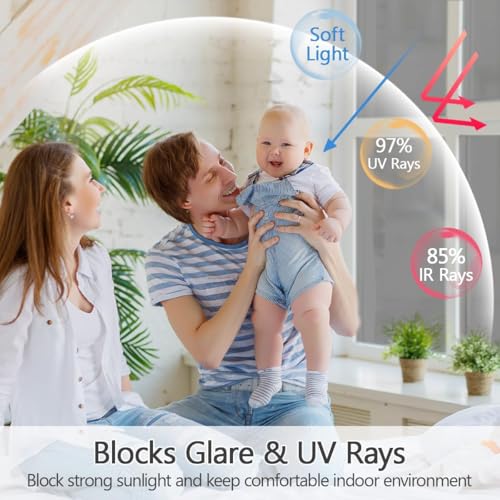 Niviy One Way Privacy Window Film See Out Not in 23.6 x 118 Inch Window Tint for Home Heat Blocking Anti UV Glass Door Mirror Reflective Window Film for Home Office, Silver - color: Silver, size: 23.6" x 118"