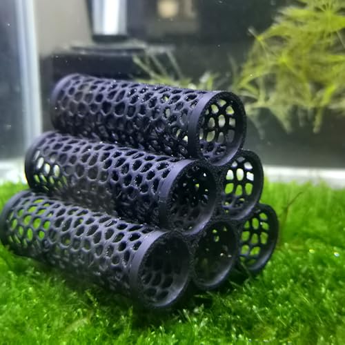 Fish Tank Decor Shrimp Tank Accessories Aquarium Cave Shrimp Hideout Reptile Hideout Habitat Cave for Fish and Shrimp to Swim (Light Brown) - color: Light Brown