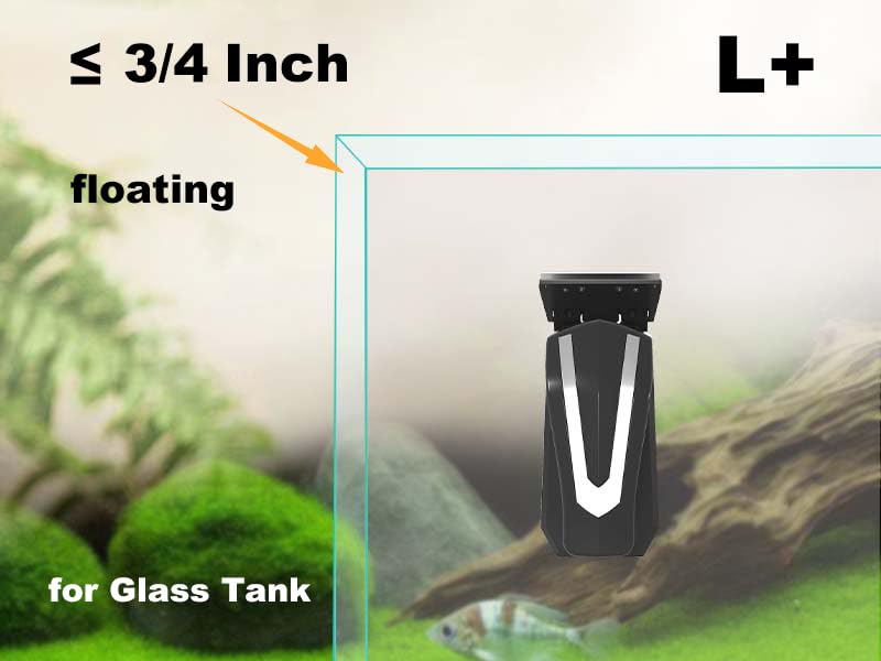 Carefree Fish Aquarium Starship Troopers Magnetic Cleaner Stainless Steel Blades 4Pcs for Size M and L - size: ML