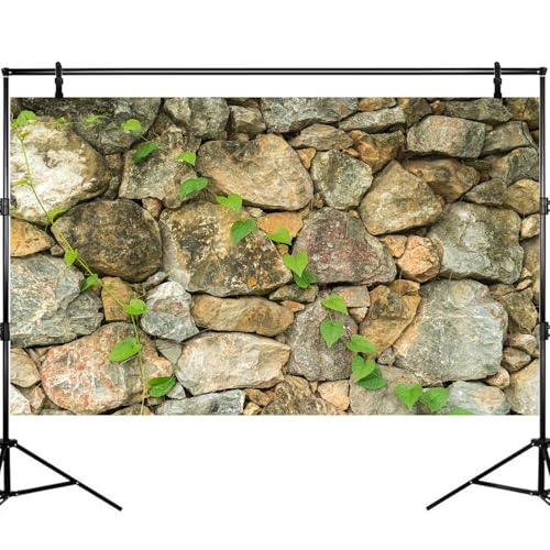 Rock Wall Aquarium Background Nature Stone Green Plants Fish Tank Background Natural Rocky Terrarium Backgrounds Rock Wall Texture Stone Rocky Reptile Tank Enclosure Backgrounds 24x16in - color: Khaki, size: 24(W)x16(H)inches/ 60(W)*40cm(H)