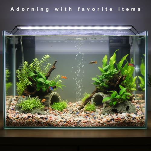 Crystal Chips Stone-Aquarium Rocks Decor,Fish Gravel,Tumbled Stone Chips for Aquascape Vase Filler,DIY Crafts,Indoor Plants - color: Colorful