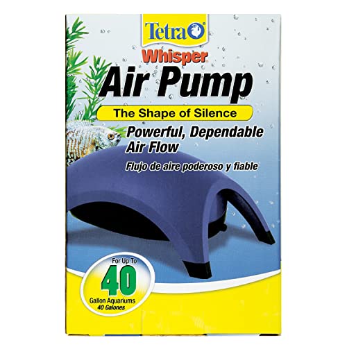 Tetra Whisper Air Pump 20 To 40 Gallons, For Aquariums, Powerful Airflow, Non-UL Listed - size: 20-40-gallon