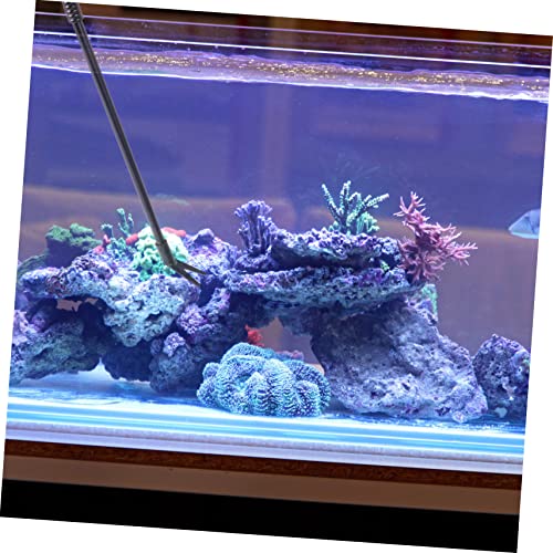 1 Set Fish Tank Vacuum Dryer Cleaner Fish Tank Cleaning Brushes Fishing Net Aquarium Water Aquascaping Tools Kit Fish Tanks Pump Fish Tank Lid for Fish Tank Abs Black/1246