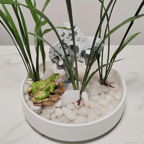 FANTIAN 10 lbs White Rocks for Landscaping, 1-2 Inch Small Pebbles for Indoor Plants, Decorative Polished River Stones for Potted, Vase and Outdoor Garden - color: White, size: 10 lbs, 1-2 Inch