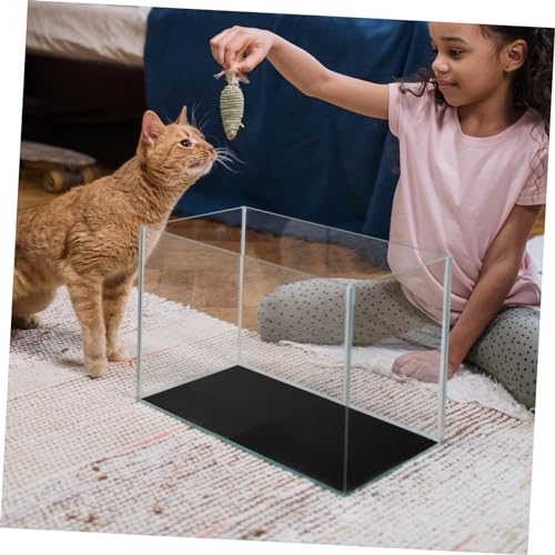 POPETPOP 5pcs Non- Fish Tank Insulation Mat Practical Shockproof Cushion for Home Aquariums Black Pad for Heat Preservation and Absorption