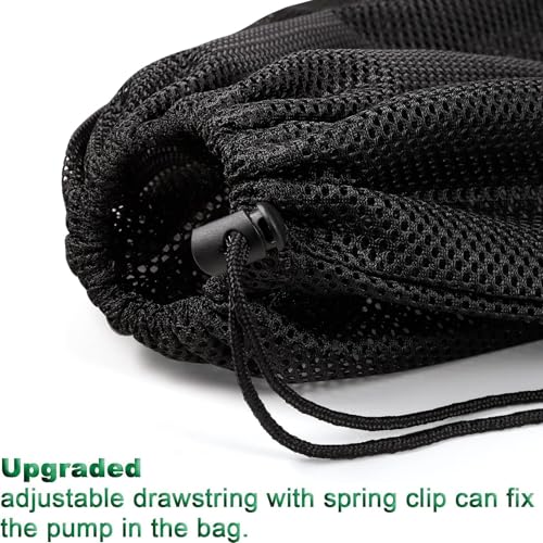 2 Pcs 12.2" x 15.9" Pump Barrier Bag, Pond Pump Filter Bag, Black Media Bag Large Pump Mesh Bag for Outdoor Water Ponds Filters (2Pcs-12.2"x 15.9") - style: 2Pcs-12.2" x 15.9"