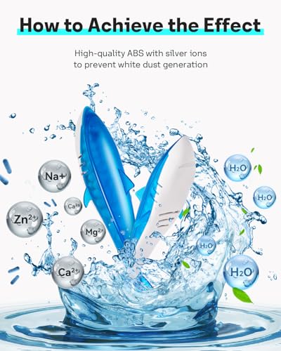 Leemone Humidifier Cleaner Shark, Demineralization Float Shark Compatible with All Humidifier and Fish Tank(6Pack) - color: Fish-6p Blue