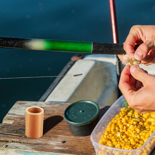 Woanger 2 Rolls Fishing Soft Spawn Net 3'' x 157.5'' Spawn Sac Netting Sack Catfish Fishing Bait Mesh Holder Accessories for Roe Bags - color: Orange