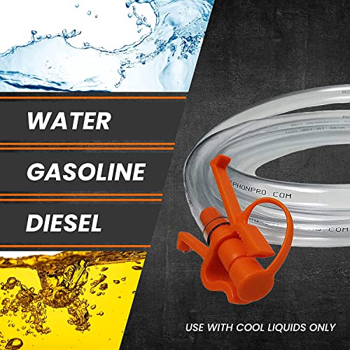 GasTapper Deluxe Siphon Pump for Gas, Diesel & Water - 8' Hose, 4 Gls/Min - style: SiphonPro Deluxe