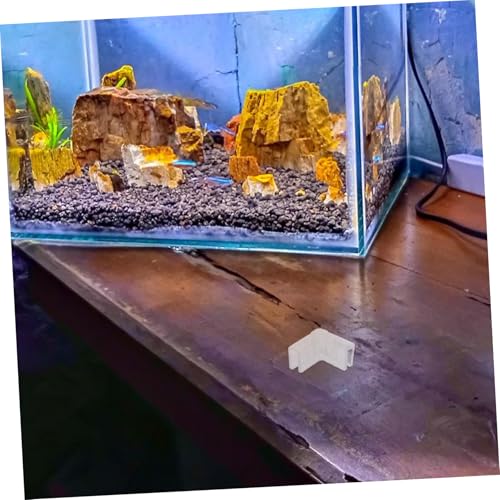 TOYANDONA 10pcs Aquarium Corner Guards Transparent Shaped Edge Protectors for Fish Tank Easy to Install Corner Protector Guards for Furniture and Appliances
