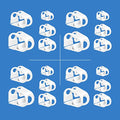 Quickun 20Pcs 5-Sizes Plastic Clamp Kit, 1/8"-3/4" Tube OD Shut Off Hose Clamp Water Flow Control Tube Clip Pipe for Beer Bottle and Infusion Bottle (Pack of 20) - size: *Kit (1/8“-3/4”)