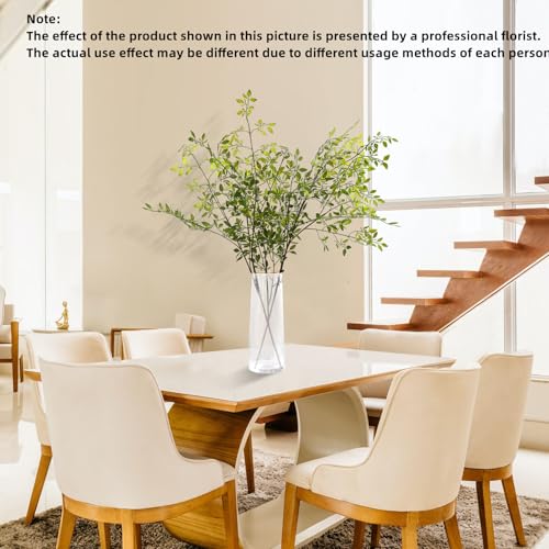 Melorca&Guilla Artificial Plants,2PCS 43" Green Faux Branches for Vase,Artificial Plants for Shop Garden Office Home Décor - color: Green Bamboo