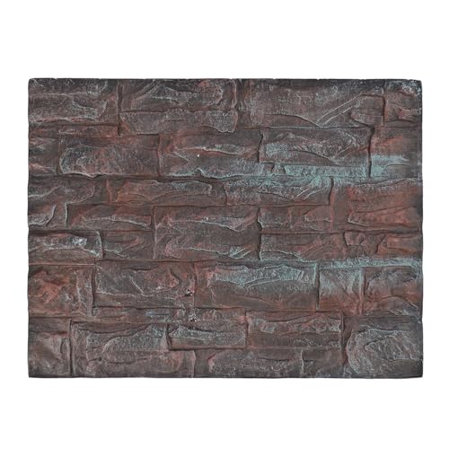 Fish Tank Background, Fine Crafted 3D Foam Fish Tank Background Wall for Fish Tank for Reptiles Tank (D) - size: D