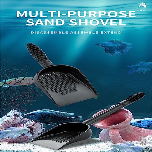 Sand Shovel, Gravel Sand Shovel for Fish Tanks Sand Scooper Cleaning Tool Aquariums Cleaner