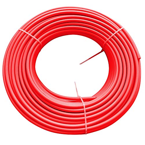 Beduan Pneumatic Nylon Tube 5/16"od SAEJ844 Air Line Nylon Hose Tubing for Air Brake System or Fluid Transfer（32.8ft 10 Meter） - color: Red, size: 5/16"OD 32.8FT