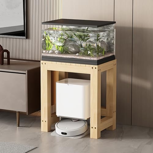 FORRTY Wooden Fish Tank Rack, Aquarium Stand Base Rack, 30-150cm Length, Heavy Load Capacity, Easy To Assemble And Maintain, Ideal For Aquariums, Plants, Reptile Tank Stand, Flower Stands(50X30X50CM(1 - size: 50X30X50CM(19X12X19IN)