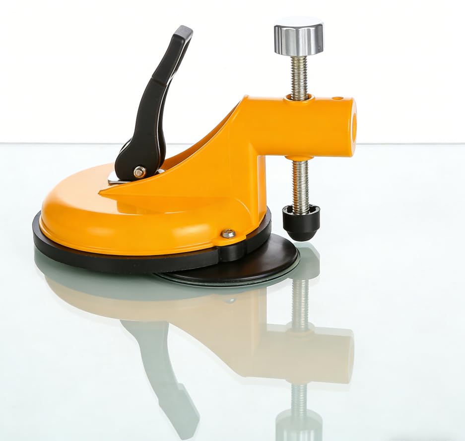 Floor Suction Cup Tool For Seam-Joining Leveling, Adjustable Height Setter Aluminum Alloy Wall for tile Leveler, 118Mm Suction Cup Leveler (1pcs)