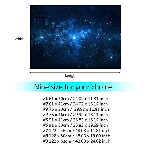 Fdit Fish Poster Aquarium Background Backdrop PVC Adhesive Starry Sky Decor Paper Cling Decals Sticker(6130cm)