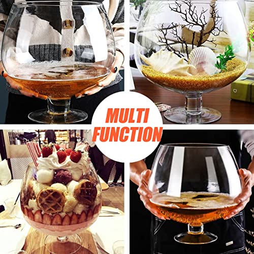 Oversize Large Draft Beer Glass Wine Cork Storage Big Capacity Bar Giant Ice Bucket,Fish Tank,Ornament,Used for Juice, Lemonade, Whiskey, Beer, Cocktail, Drink Glasses,70oz - size: 70oz