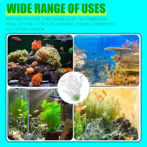 2Pcs Coral Decorations Artificial Aquarium Plants Artificial Aquarium Coral Tree for Tank Aquarium Decorations