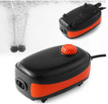 FEDOUR 4W/5W/8W Aquarium Corded Electric Air Pump, 96GPH/160GPH/256GPH Dual Outlets 4 Outlets Oxygen Pump, Ultra Quiet Aquarium Bubbler for up to 300 Gallon Fish and Turtle Tank - style: 2 Outlets-5W