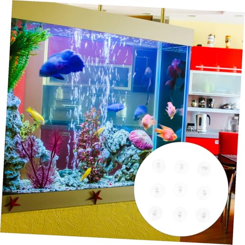 BESPORTBLE 40pcs Aquarium Oxygen Hose Cups Water Holders for Fish Tank Accessories Efficient Fixing for Air Pump Hoses Soft Design Easy Installation