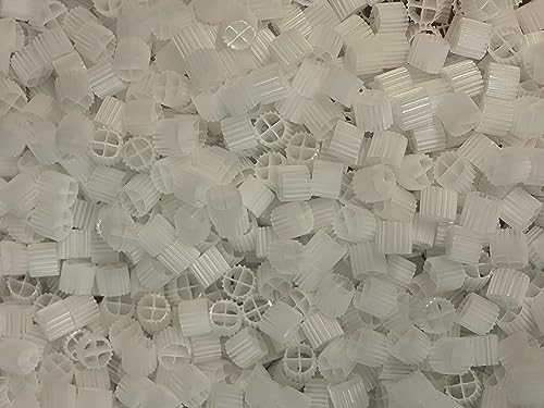 K1 Bio Filter Media Moving Bed Biofilm Reactor (MBBR) for Aquaponics, Aquaculture, Hydroponics - Ponds - Aquariums by Wholesale Koi Farm, (2 Gallons) - size: 2 Gallons