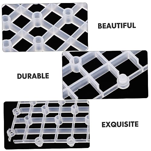 Happyyami 2pcs Aquarium Divider Wear-Resistant Tank Dividers for Fish Tanks Easy to Install Versatile Splicing Design for Aquatic Landscaping - color: Transparent