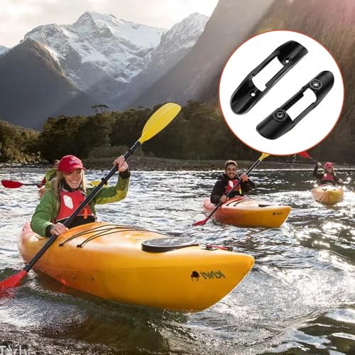Kayak Paddle Holder Clip Fishing Net Clip with Screws for Canoes Kayak Fishing Net Accessories