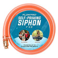 1” x 6’ Self-Priming Shaker Jiggler Siphon Hose, FlowPro Siphon Gas & Fuel Transfer Pump, Gas Can Siphon for Boats, Jet Ski, Pontoon. Water Siphon Pump for Hot Tub Drain and Cold Plunge | 10 GPM