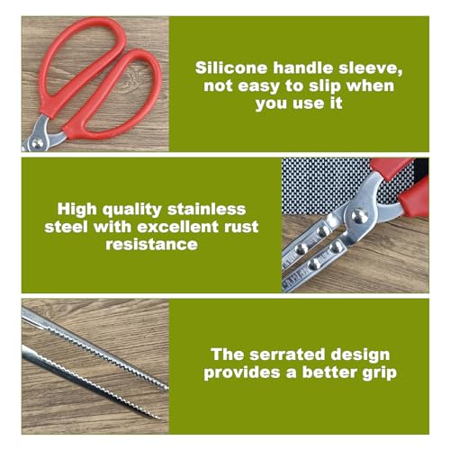 Heavy Duty Snake Feeding Tongs,15" Extra Long Stainless Steel Reptile Feeding Tongs Tweezers for Ball Python,Fish Aquariums, Reptiles Snakes, Tank Accessories Terrarium Supplies