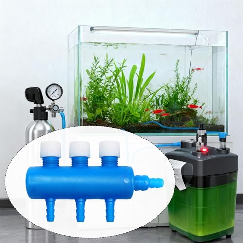 Aquarium Air Control Valve, Practical Air Pump Connector, Fish Tank Accessory, Multi-Port, 3 Way - size: 3 Way