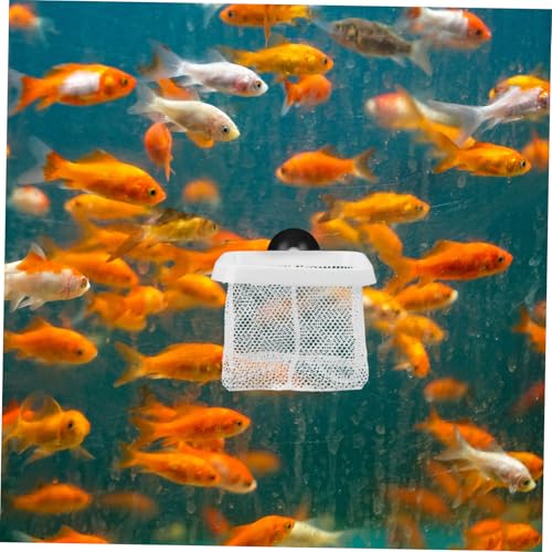 ERINGOGO 5pcs Fish Tank Separator Net with Cups Aquarium Fish Breeding Holder Easy Installation Deformation Resistant and