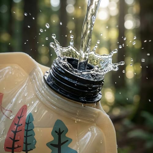 3PCS Water Storage Containers 2.1 Gallon Collapsible Water Jug - Reusable BPA Free Foldable Empty Gallon Jug for Water Storage, Water Bag for Outdoor Hiking Emergency Prep Camping Essentials