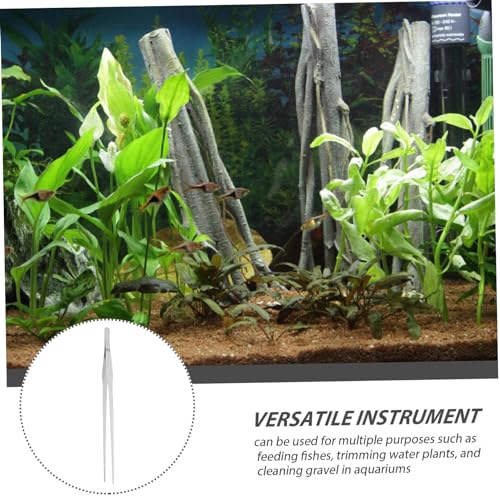 Levemolo Tweezers for Aquatic Plants Planting Clip Tool for Fish Tank Maintenance Easy Grasping of Water Plants Resistant Aquarium Accessory