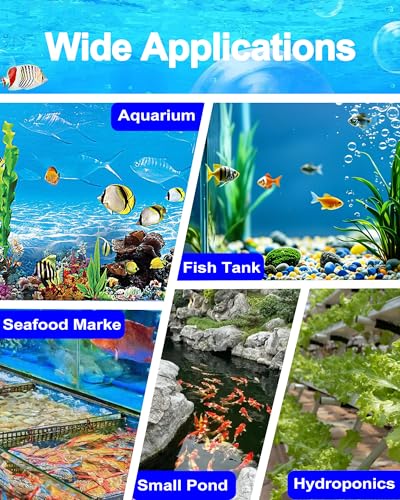 Air Stones for Aquariums 2 Inch 10 Pack Grey Air Stone Cylinder Aerator Bubble Diffuser with 2 Control Valve for Nano Air Pumps Fish Tanks and Small Buckets