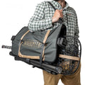 RiverSmith Fly Fishing Wader & Boot Bag – Gear-Roll Wader Bag with Changing Mat, Waterproof Pocket, Rod & Net Storage – Fly Fishing Gear Organizer – Shadow Kelp - color: Shadow Kelp