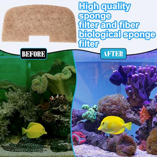 Threlaco 10 Pack Compatible with Fluval 106/206/107/207 Ammonia Remover Pads, Aquarium Canister Filter Media Replacement Pads for Fish Tank - color: 106/107/206/207 Ammonia Remover,