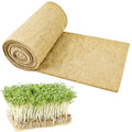 1 Roll 10" X 157" Microgreen Grow Mat Natural Fiber Grow Mats Microgreens Grow Kit Hydroponic Pads Indoor Organic Production for Microgreen Starter Tray Wheatgrass Sprouts - size: 1 Roll 10" X 157"