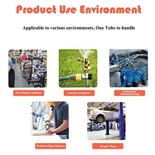RIH 5 Way 2 Postion Air Hand Lever Operated Valve Pneumatic Solenoid Valve Manual Control Push Pull Valves 4H210-08 (1/4"NPT)