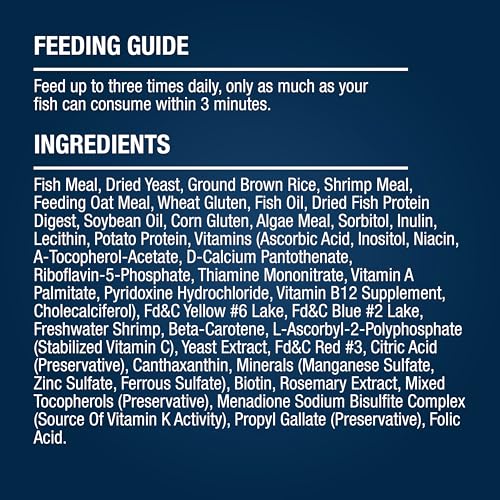 Tetra Goldfish Vitamin C Enriched Flakes Nutritionally Balanced Diet for Goldfish and Small Koi, 8.81 Ounces (250 Grams) - size: 8.81 Ounce (Pack of 1)