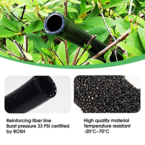 Maotong 20 FT 1/2 inch Drip Irrigation Tubing Main Line Hose for Garden Irrigation System - size: 20FT 1/2" Main Tubing