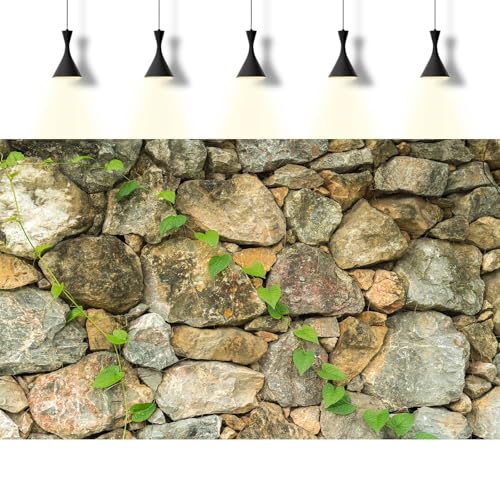 Rock Wall Aquarium Background Nature Stone Green Plants Fish Tank Background Natural Rocky Terrarium Backgrounds Rock Wall Texture Stone Rocky Reptile Tank Enclosure Backgrounds 24x16in - color: Khaki, size: 24(W)x16(H)inches/ 60(W)*40cm(H)
