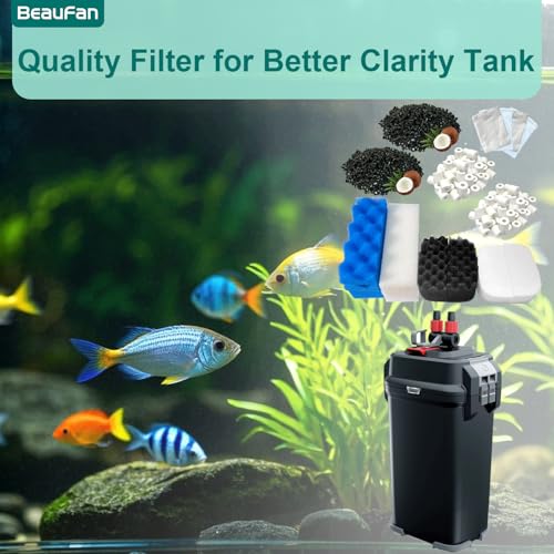 24 Pack Aquarium Media Kit Replacement for Fluval 206/207 Canister Filters, Replacement Bio Foam Filters, Activated Carbon & Ceramic Rings (2 Sets Maintenance Bundle) - size: 206/207Series