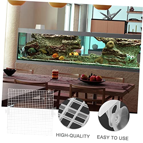 COLLBATH 8pcs Fish Tank Divider Kit Transparent Isolation Panels for Aquariums for Breeding and Segregating Fish Prevents and Safety