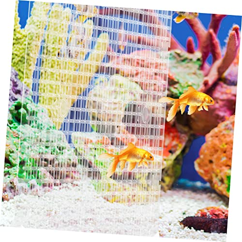 SUPVOX 4pcs Fish Tank Divider Grid Isolation Board Suction Cups for Aquatic Breeding and Separation of Fish Aquarium