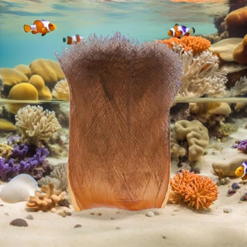 ABOOFAN 5 Sheets Natural Palm Tree Bark for Garden Background Realistic Artificial Bark Decor for Plants and Aquarium Fish Fry Hatching Home Office Greenery Enhancement
